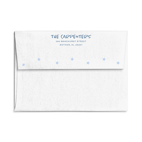 Carpenter Calm Christmas Card