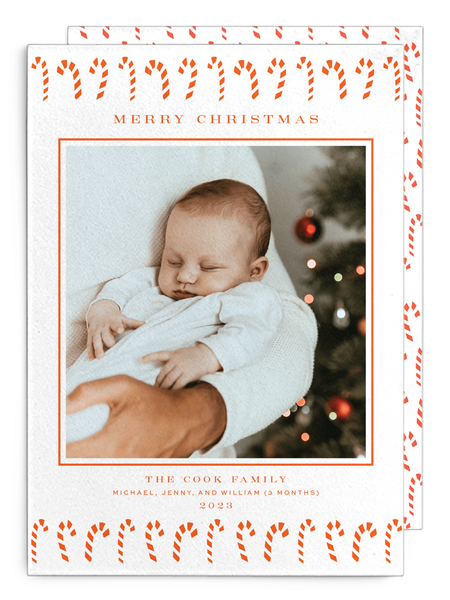 Cook Candy Cane Christmas Card