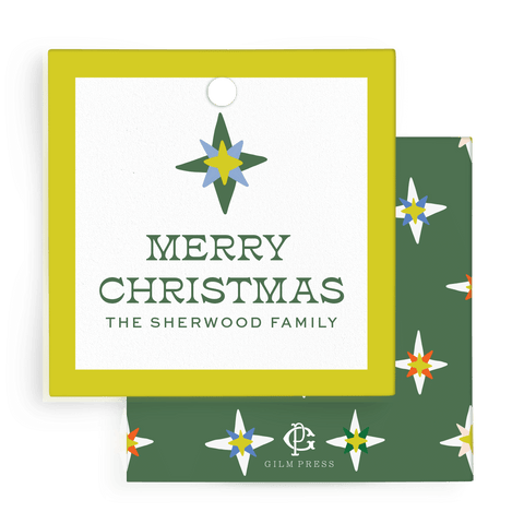 Green Great Joy Gift Tags