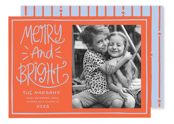 Morgan Merry and Bright Christmas Card