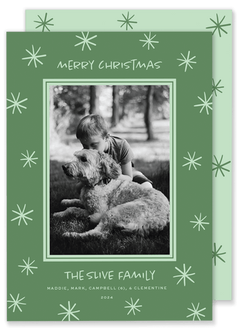 Slive Star Christmas Card