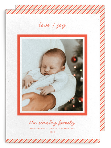 Stanley Stripe Christmas Card
