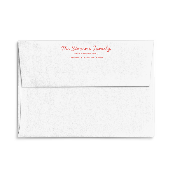 Stevens Stripe Christmas Card