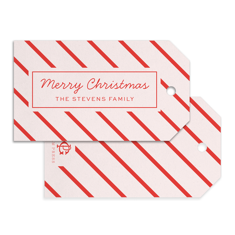 Stevens Stripe Gift Tags