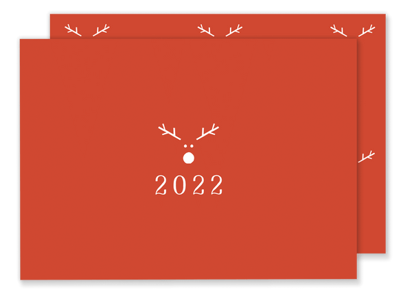 2022 Rudolph Christmas Card cover