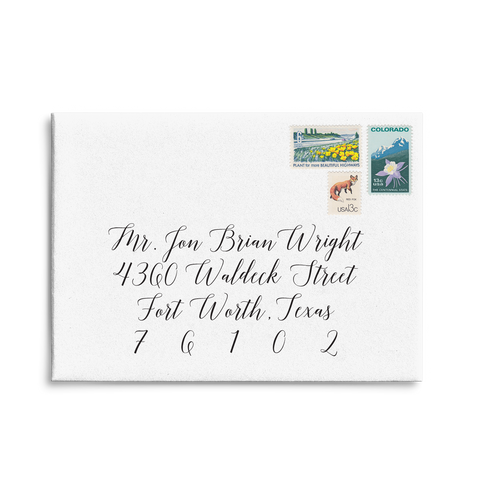 Addie Script // Envelope Addressing