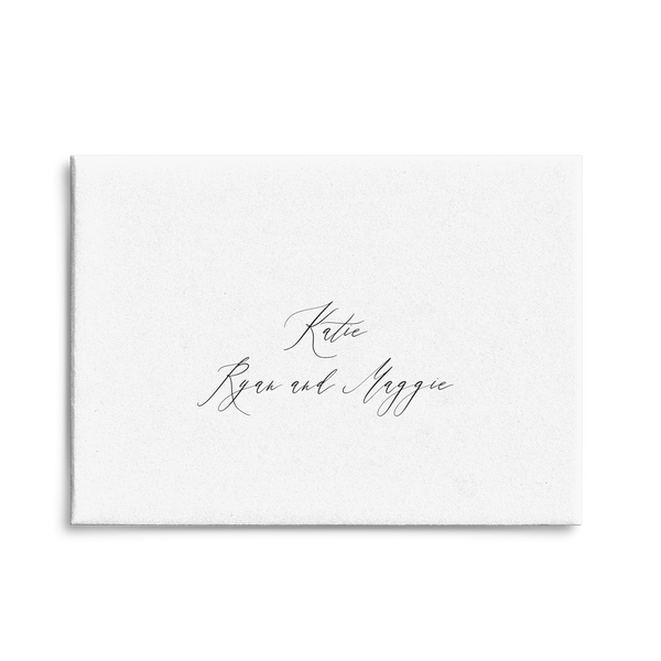 Adore Script // Envelope Addressing