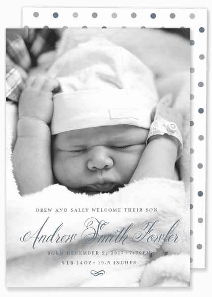 Andrew Birth Announcement
