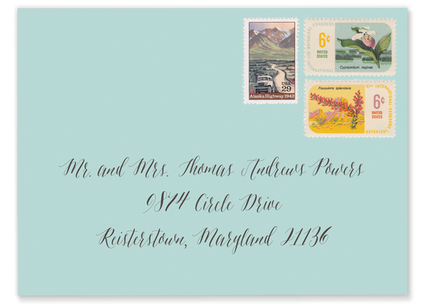 cheap calligraphy envelope addressing
