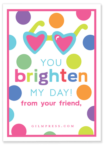 You Brighten My Day Valentine