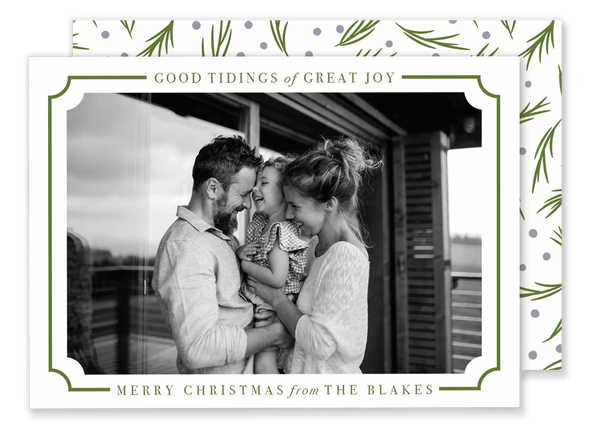 Blake Border Christmas Card