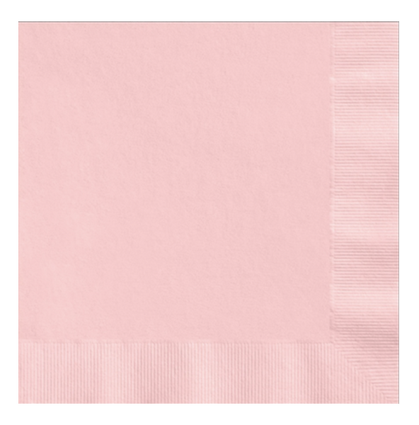 Blush Cocktail Napkin with Foil Imprint