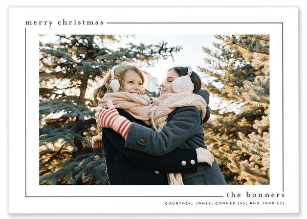 Bonner Border Christmas Card