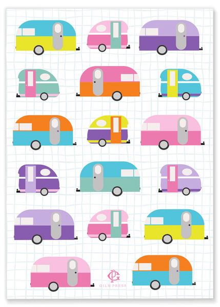 Happy Camper Birthday Party Invitation