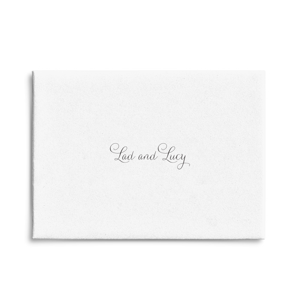 Caroline Script // Envelope Addressing