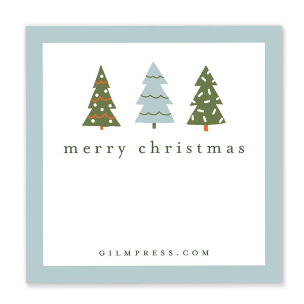 Christmas Tree Gift Tag