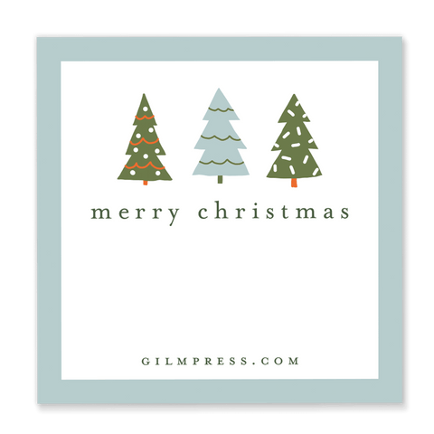 Christmas Tree Gift Tag