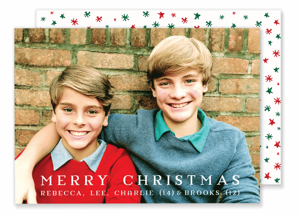 Classic Merry Christmas Card