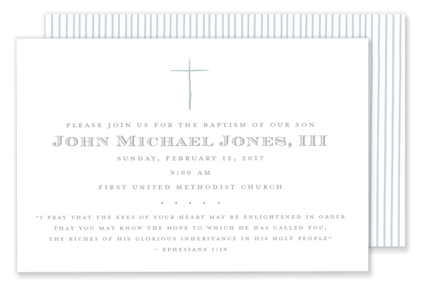 Dainty Cross Baptism
