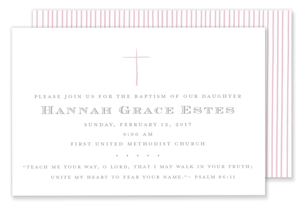 Dainty Cross Baptism