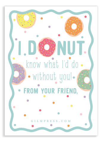 Donut Valentines