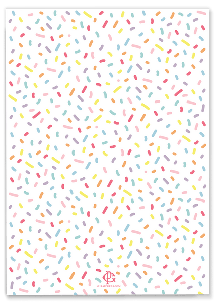 Donut Sprinkle Birthday Party Invitation