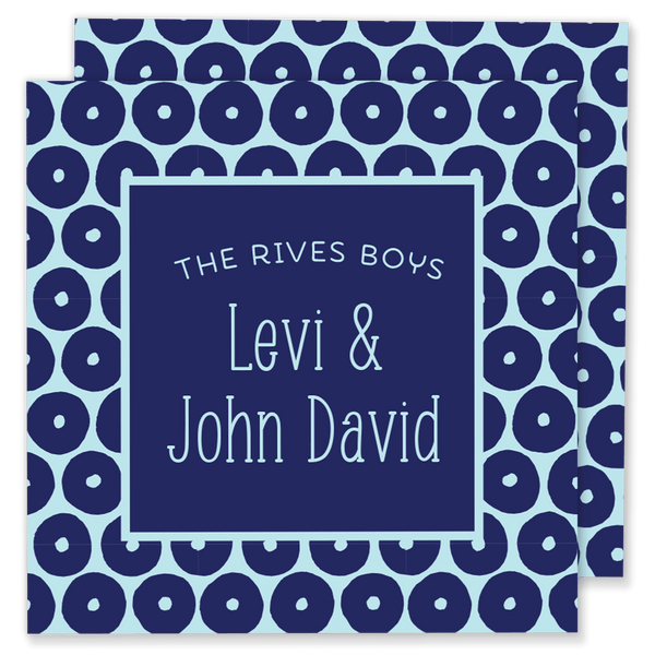 Dotted Family Calling Card
