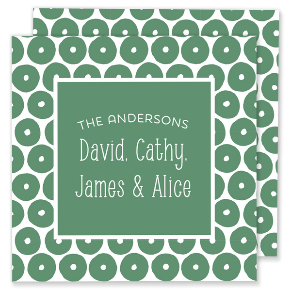 Dotted Family Calling Card
