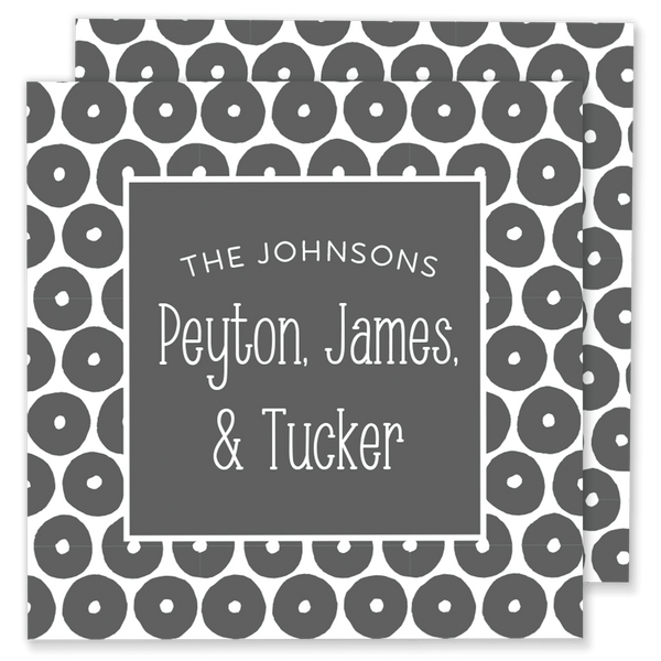 Dotted Family Calling Card