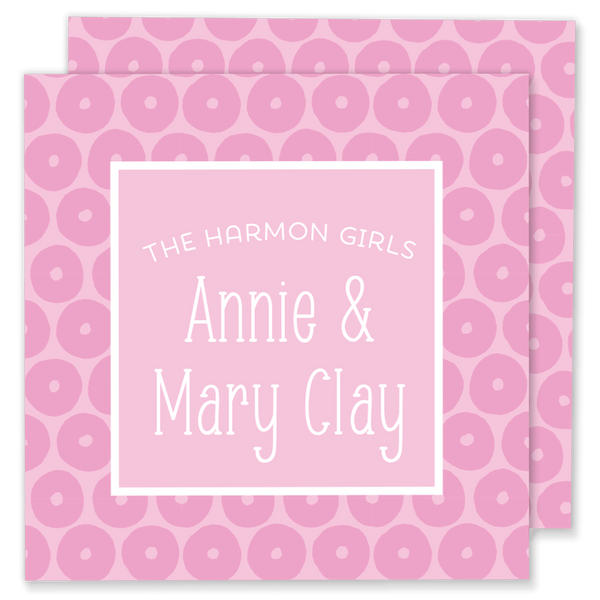 Dotted Family Calling Card