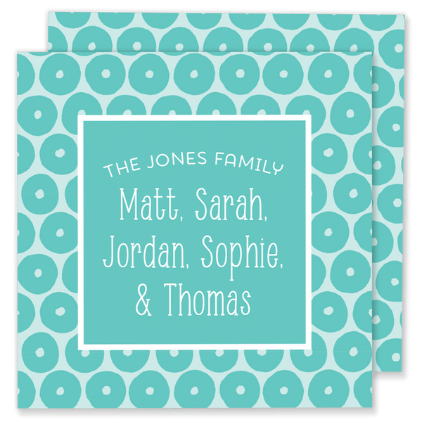 Dotted Family Calling Card