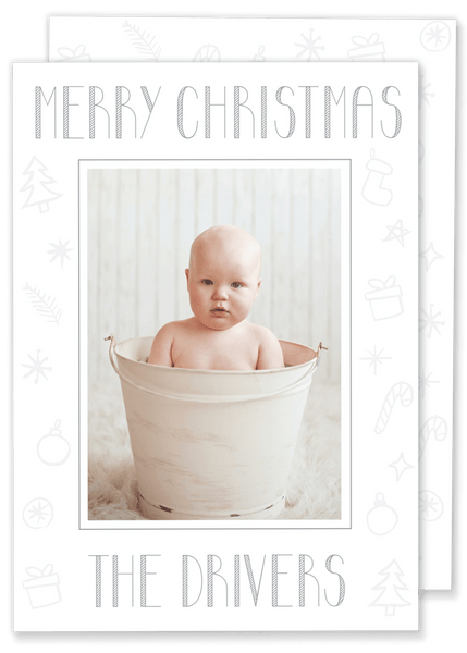Driver Doodle Merry Christmas Card