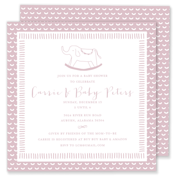 Elephant Rocker baby shower