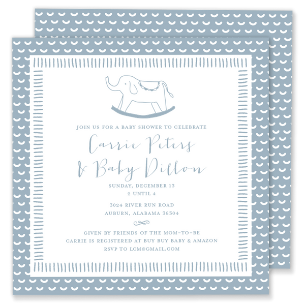Elephant Rocker baby shower