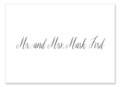 Ford Formal Script Calling Card – Gilm Press
