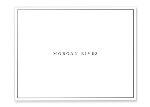 Framed Name Folded Notes