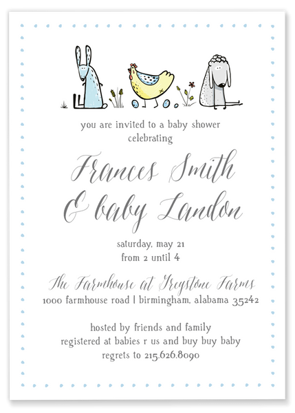 Frances Farmhouse Baby Shower