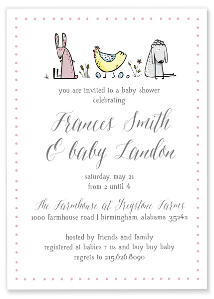 Frances Farmhouse Baby Shower