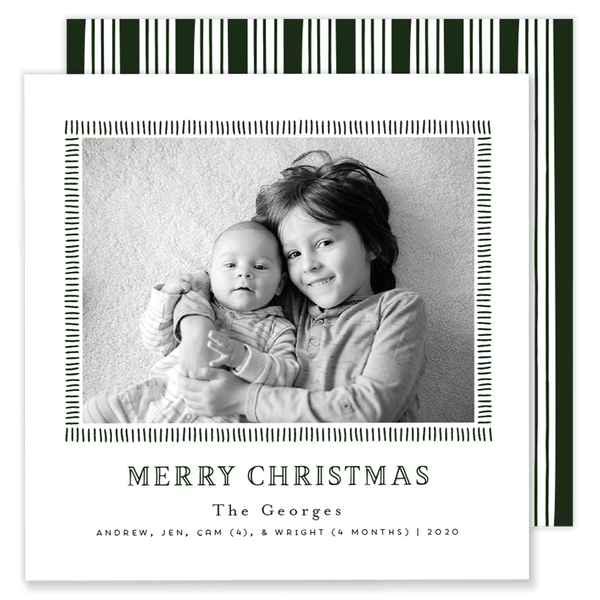 George Green Square Christmas Card