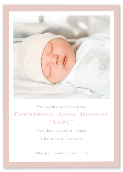 Godwin Birth Announcement