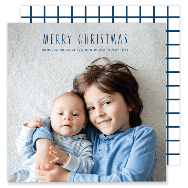 Goodman Grid Square Christmas Card