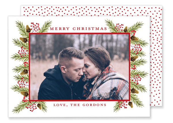 Gordon Greenery Christmas Card