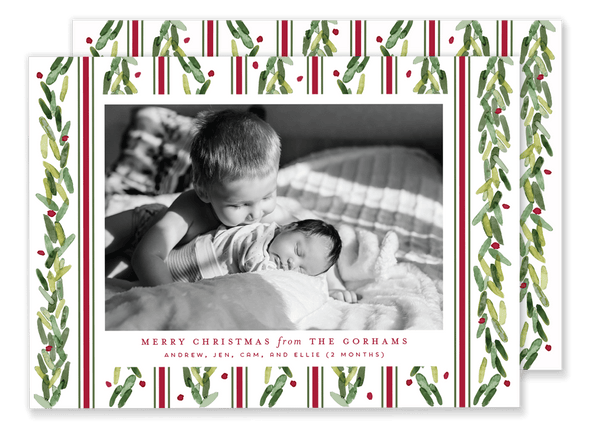 Gorham Garland Christmas Card