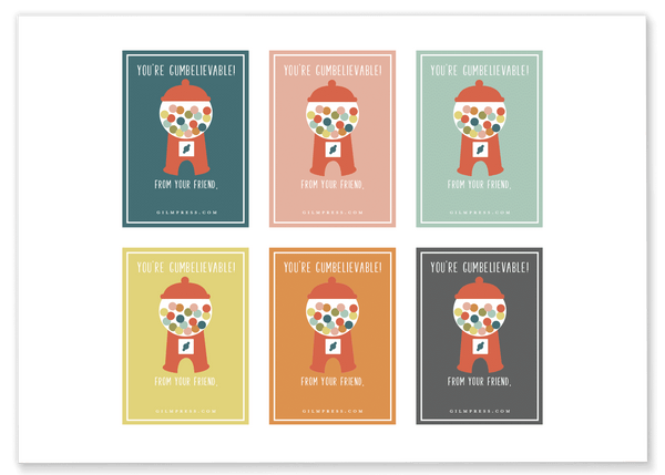 Gumball Valentines