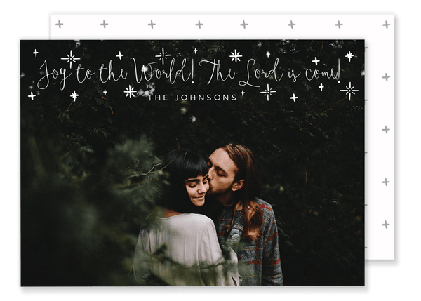 Johnson Joy to the World Christmas Card