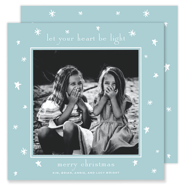 Lucy Light Heart Christmas Card