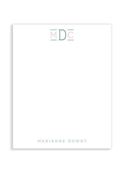 Mac Monogram Flat Notes
