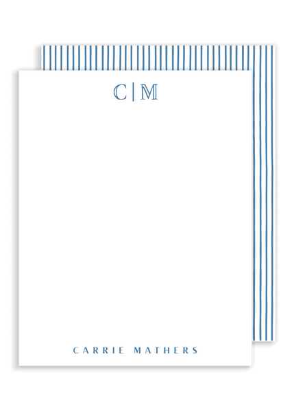 Mathers Monogram Flat Notes
