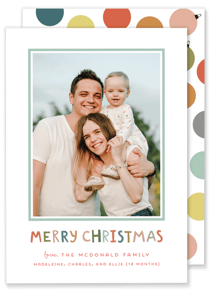 McDonald Merry Christmas Christmas Card