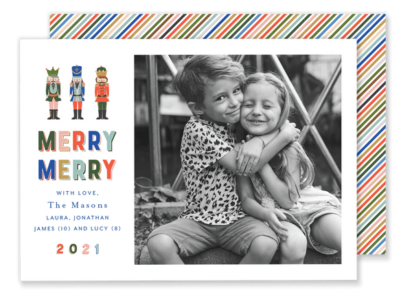 Merry Merry Mason Christmas Card